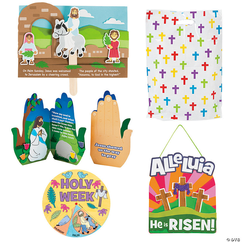 Bulk 242 Pc. Religious Easter Holy Week Crafts - Makes 48 Image