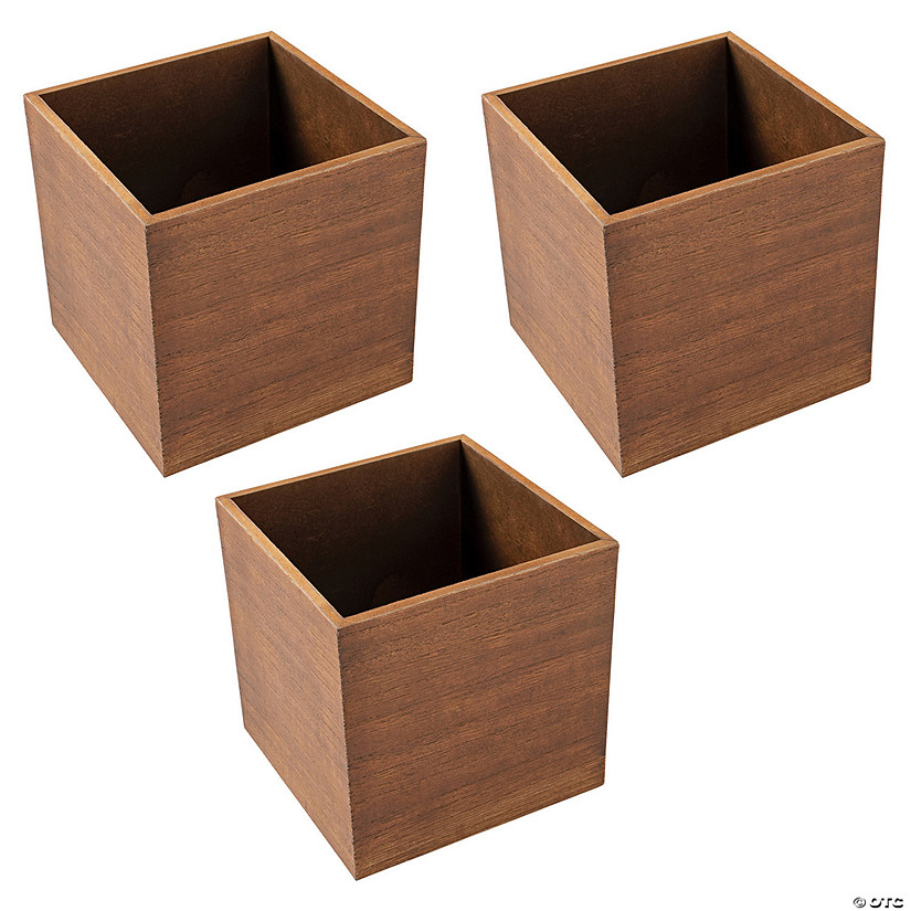 Bulk 3 Pc. Wooden Decorative Boxes Image