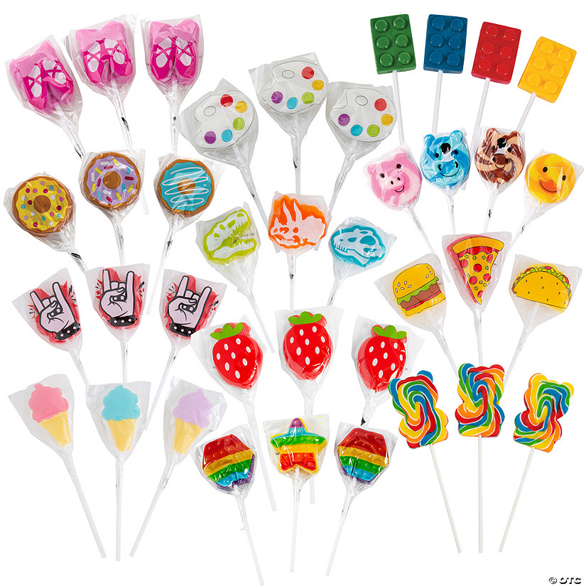 Bulk 300 Pc. Shaped Lollipop Kit Assortment Image