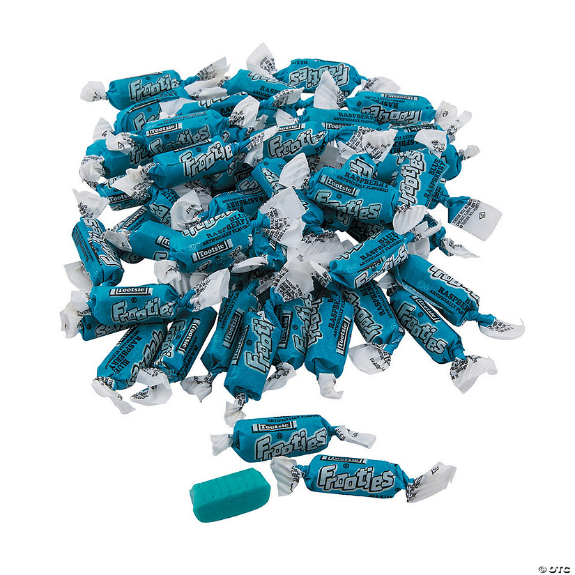 Bulk 360 Pc. Blue Raspberry Mini Tootsie Roll<sup>&#174;</sup> Frooties<sup>&#174;</sup> Chewy Fruit Candy Image