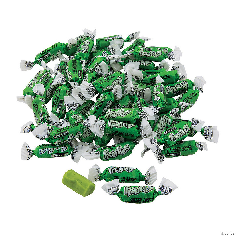 Bulk 360 Pc. Green Apple Mini Tootsie Roll<sup>&#174;</sup> Frooties<sup>&#174;</sup> Chewy Candy Image