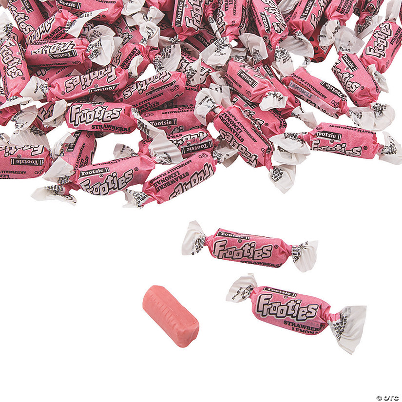 Bulk 360 Pc. Strawberry Lemonade Mini Tootsie Roll<sup>&#174;</sup> Frooties<sup>&#174;</sup> Chewy Fruit Candy Image