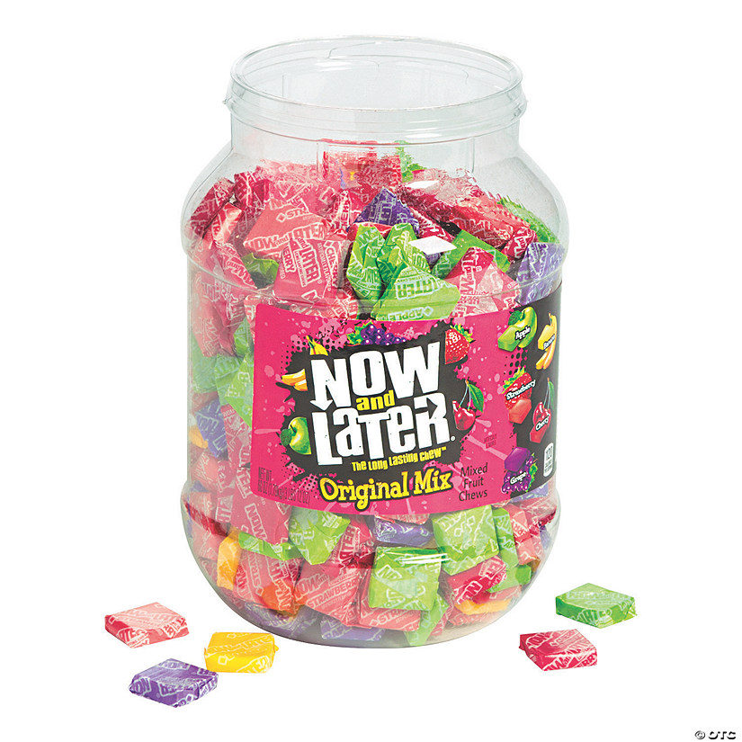 Bulk 400 Pc. Now & Later<sup>&#174;</sup> Assortment Candy Jar Image