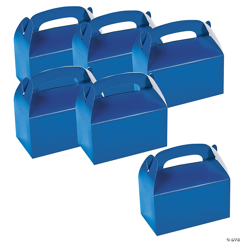 Bulk 48 Pc. Blue Favor Boxes Image