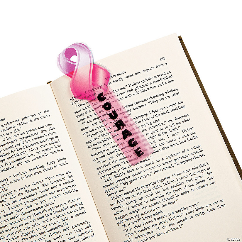 Bulk  48 Pc. Breast Cancer Awareness Bookmarks Image