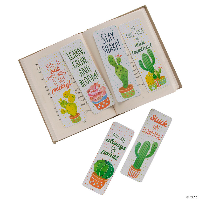 Bulk 48 Pc. Cactus Bookmarks Image
