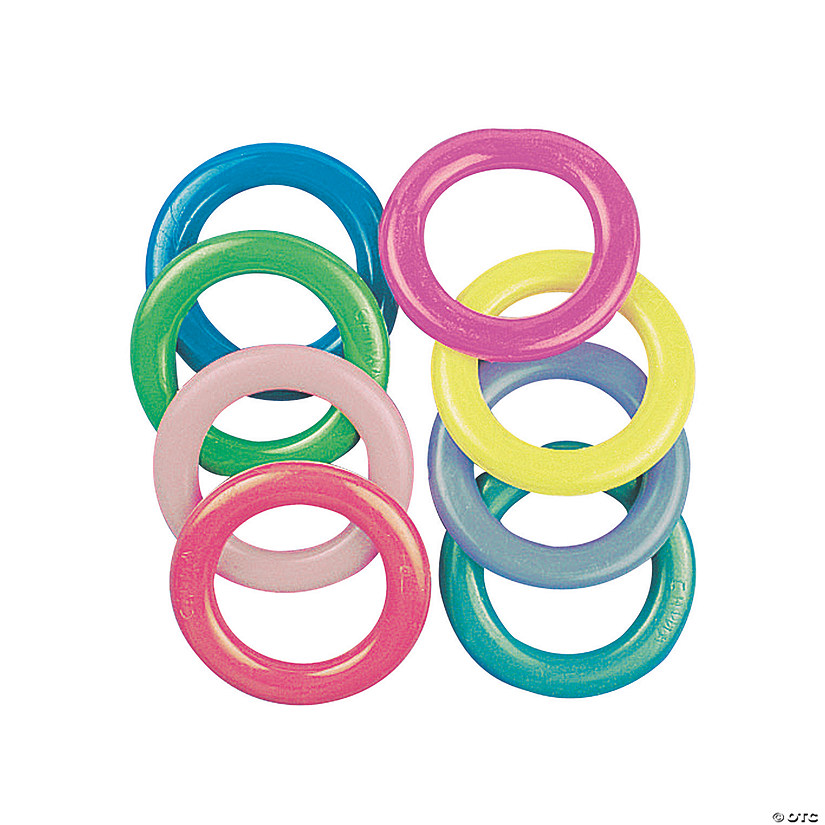 Bulk 48 Pc. Cane Rack Ring Toss Game Rings Image