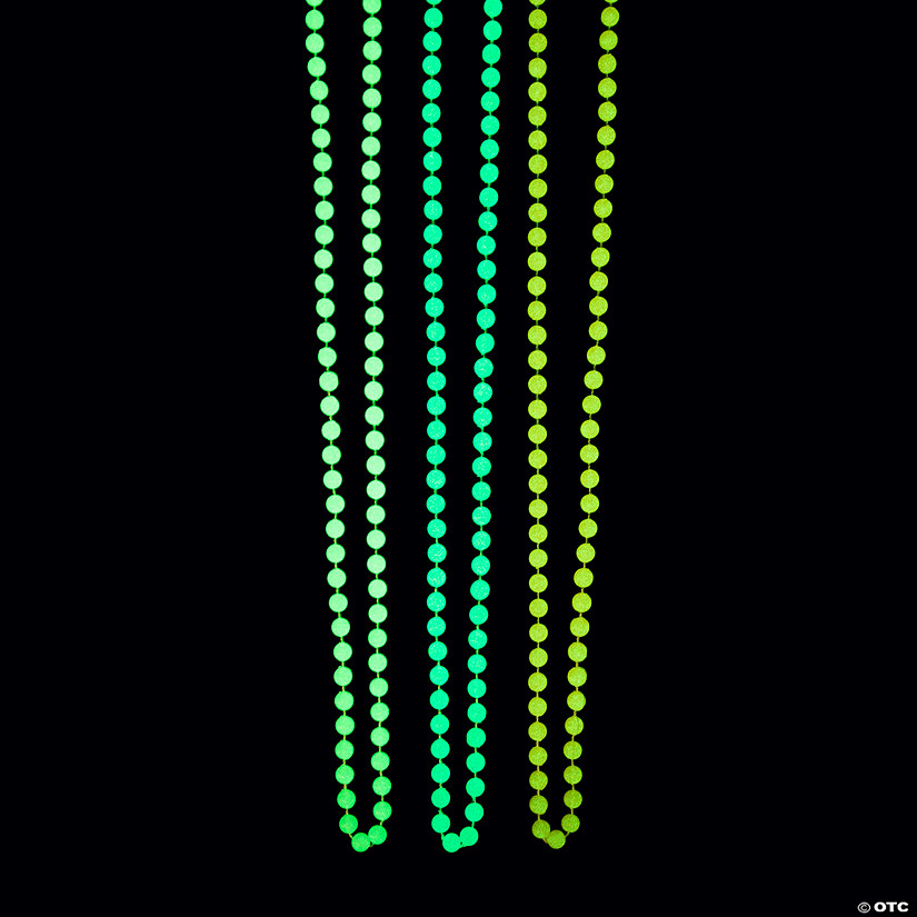 Bulk 48 Pc. Glow-in-the-Dark Patriotic Bead Necklaces Image