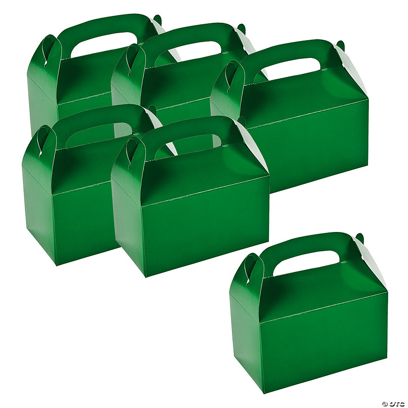Bulk 48 Pc. Green Favor Boxes Image