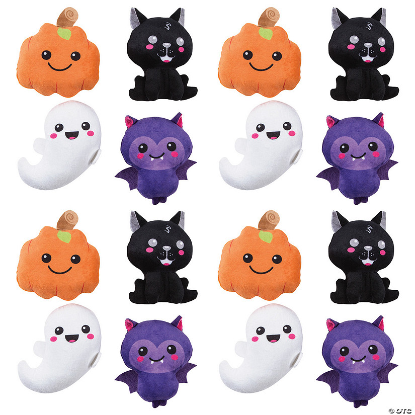 Bulk 48 Pc. Halloween Kawaii Plush Characters Image