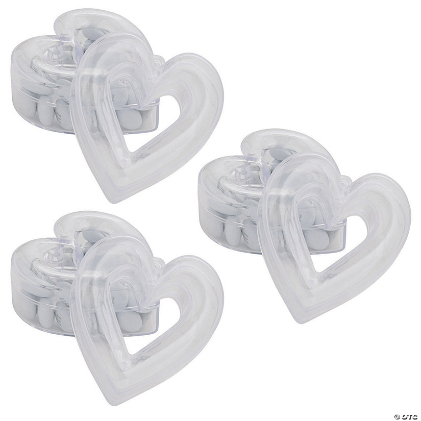 Bulk 48 Pc. Heart-Shaped Favor Containers Image