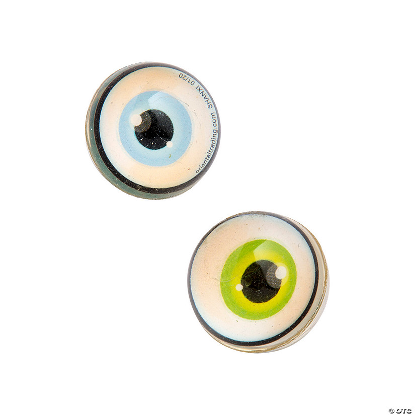 Bulk 48 Pc. Mini Human Eyeball Bouncy Balls Image