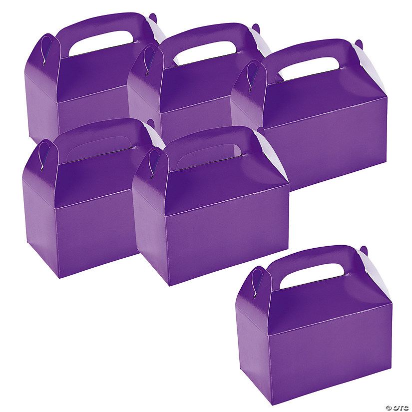 Bulk 48 Pc. Purple Favor Boxes Image