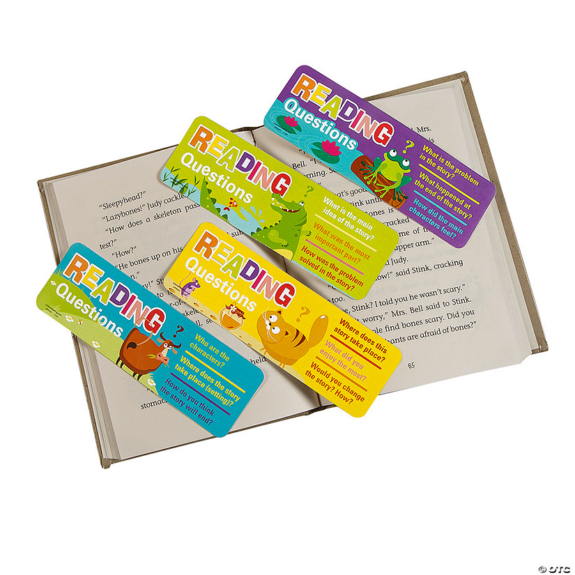 Bulk 48 Pc. Reading Comprehension Bookmarks Image