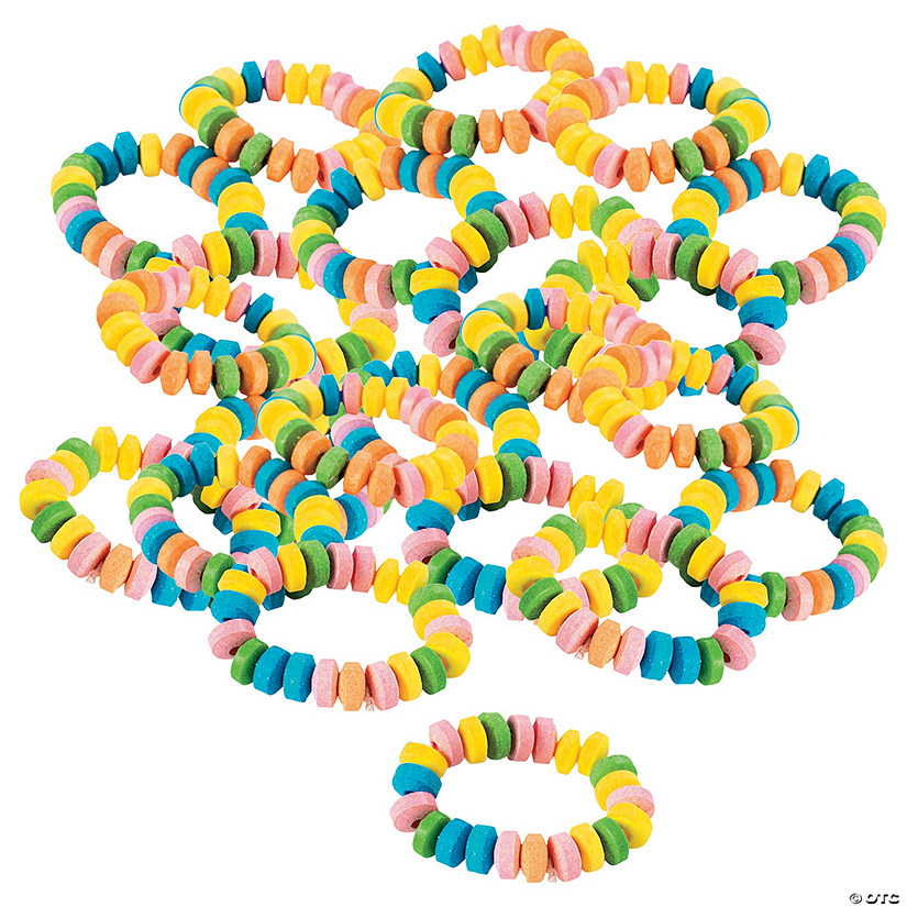 Bulk 480 Pc. Stretchable Candy Bracelets Image