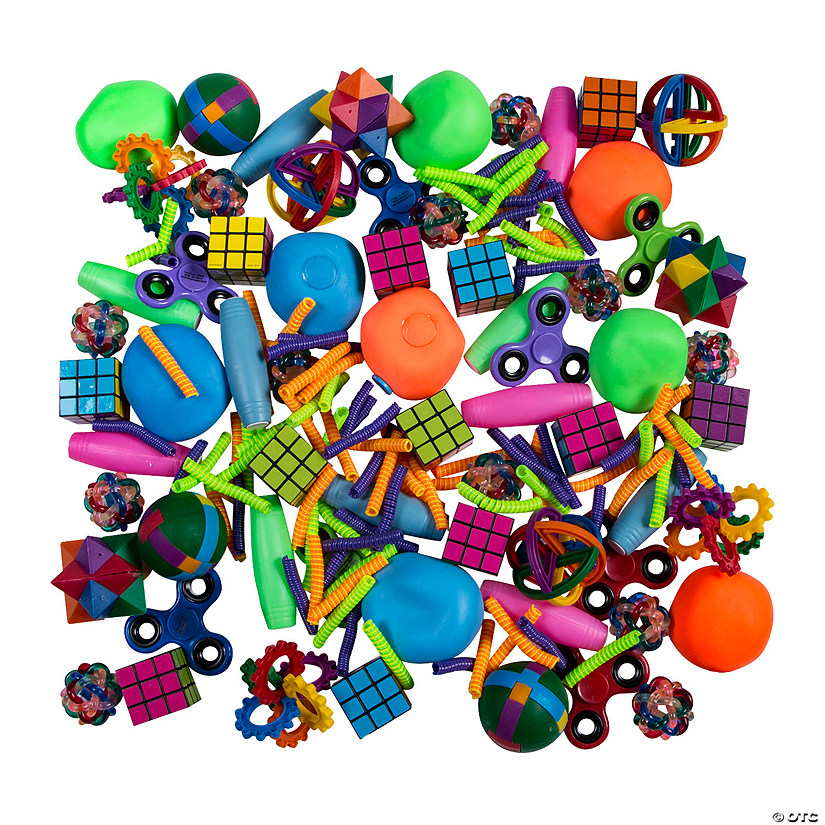 Bulk 50 Pc. Everyday Fun Multicolor Fidget Toy Handout Assortment Image