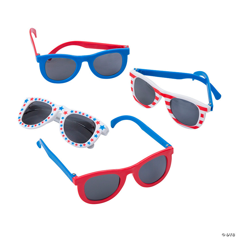 Bulk 50 Pc. Kids Patriotic Sunglasses Image