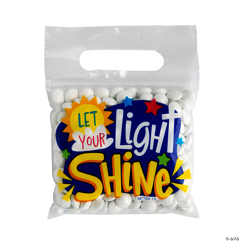 Bulk 50 Pc. Let Your Light Shine Resealable Storage Bags Image