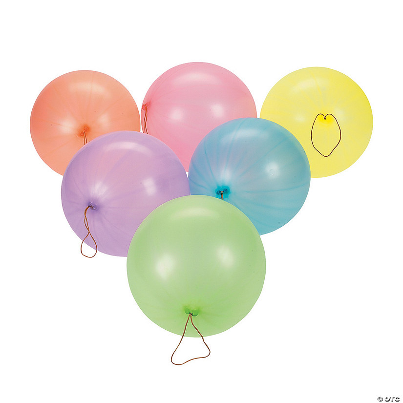 Bulk 50 Pc. Neon Latex Punch Ball Balloon Assortment Image