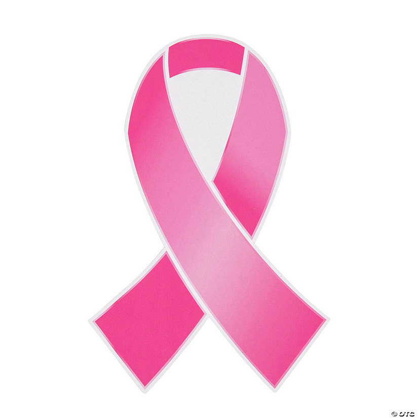 Bulk 50 Pc. Pink Ribbon Cutouts Image