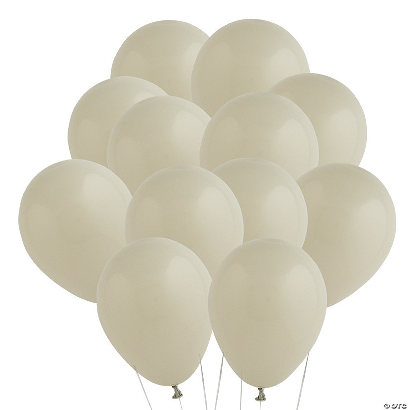 Bulk 50 Pc. Tuftex Matte Stone 5" Natural Latex Balloons Image