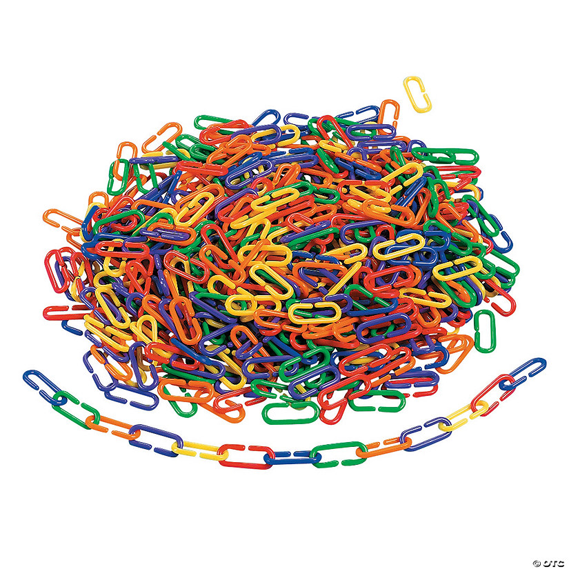 Bulk 500 Pc. Oval Counting Links Manipulatives Image