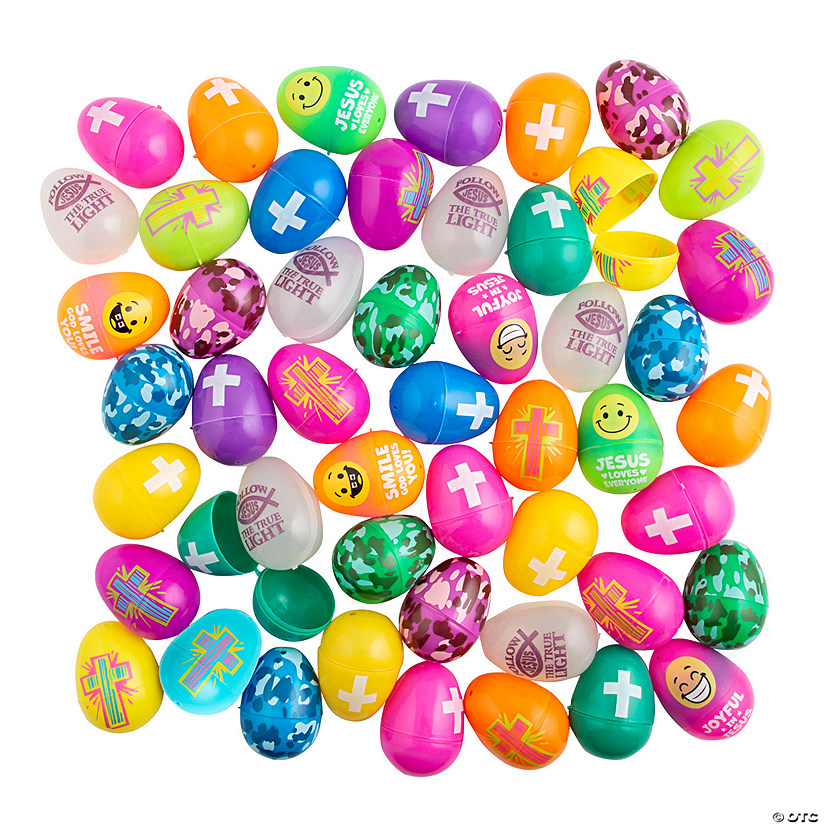Bulk 504 Pc. Religious Plastic Easter Egg Assortment Image