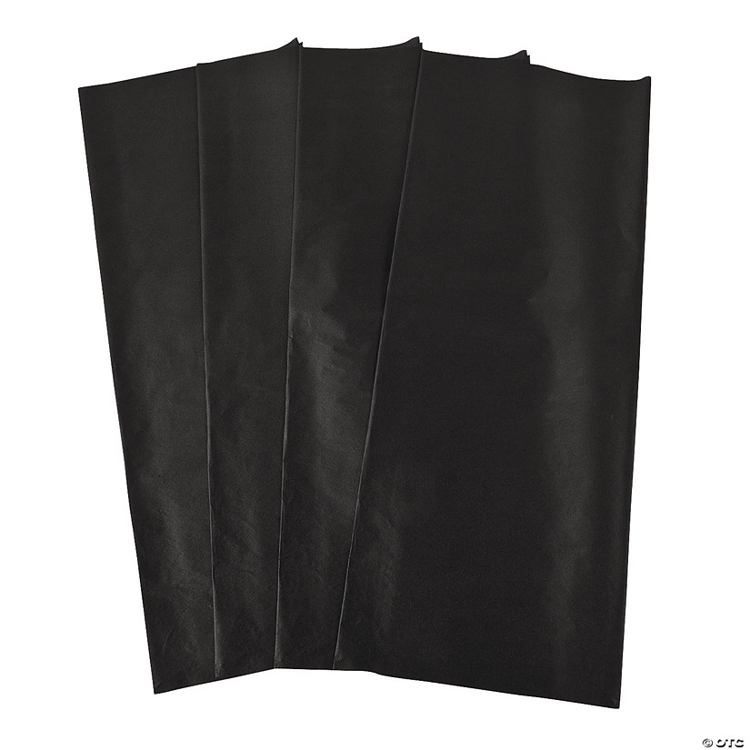 Bulk  60 Pc. Black Tissue Paper Sheets Image