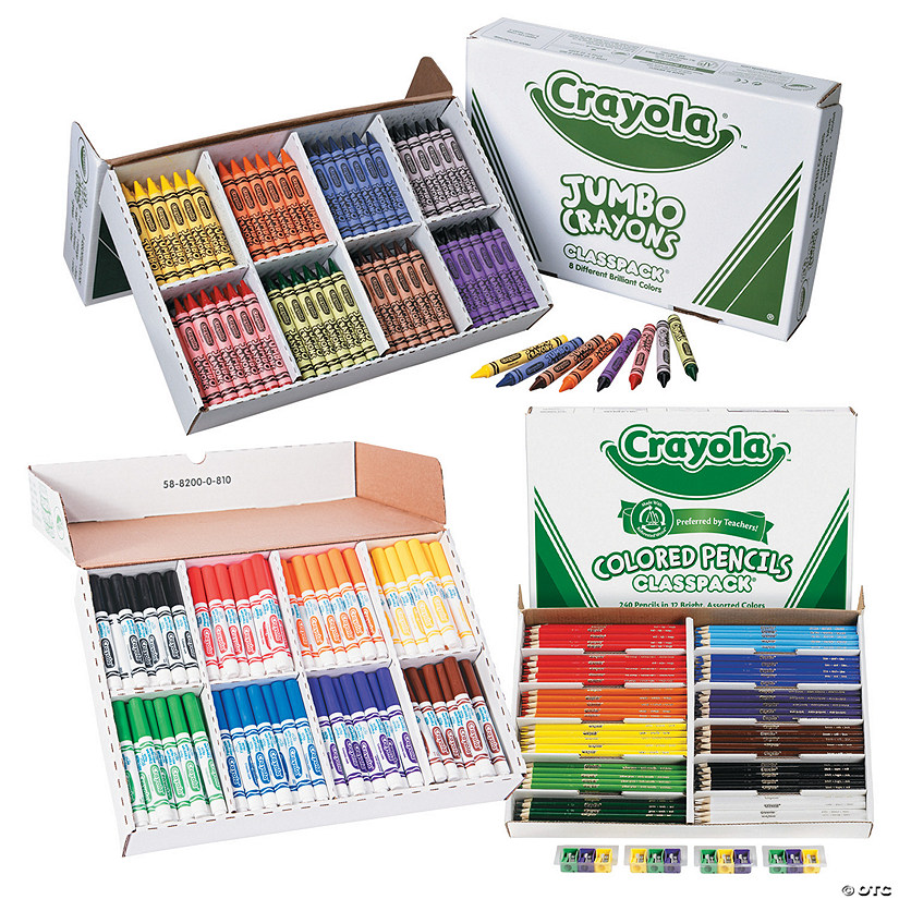 Bulk 640 Pc. Crayola<sup>&#174;</sup> Classpack<sup>&#174;</sup> Starter Kit Image