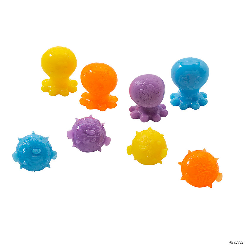Bulk 72 Pc. Mini Sticky Sea Creatures Image