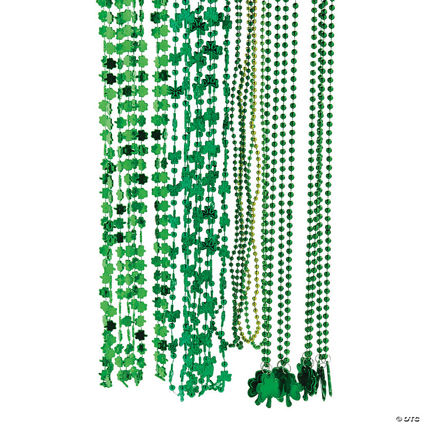 Bulk 72 Pc. St. Patrick&#8217;s Bead Necklace Assortment Image