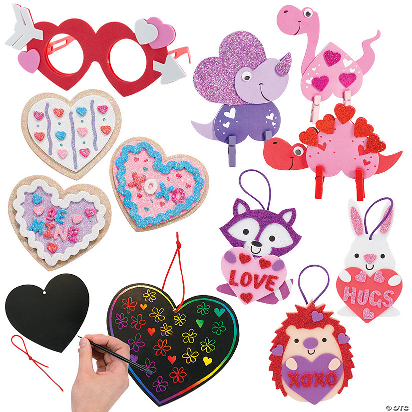 Bulk 72 Pc. Super Valentine Craft Assortment Image