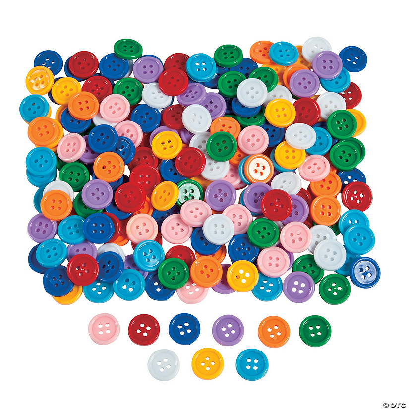 Bulk 800 Pc. Awesome Self-Adhesive Buttons Image