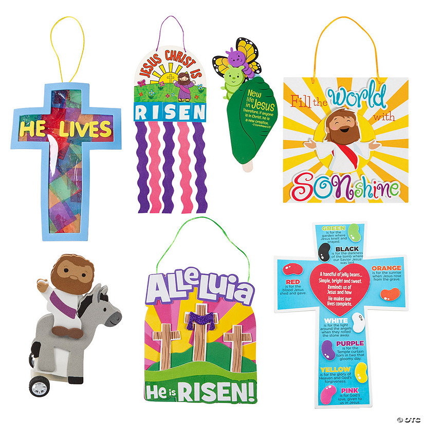 Bulk 84 Pc. Religious Easter Craft Kit Assortment Image