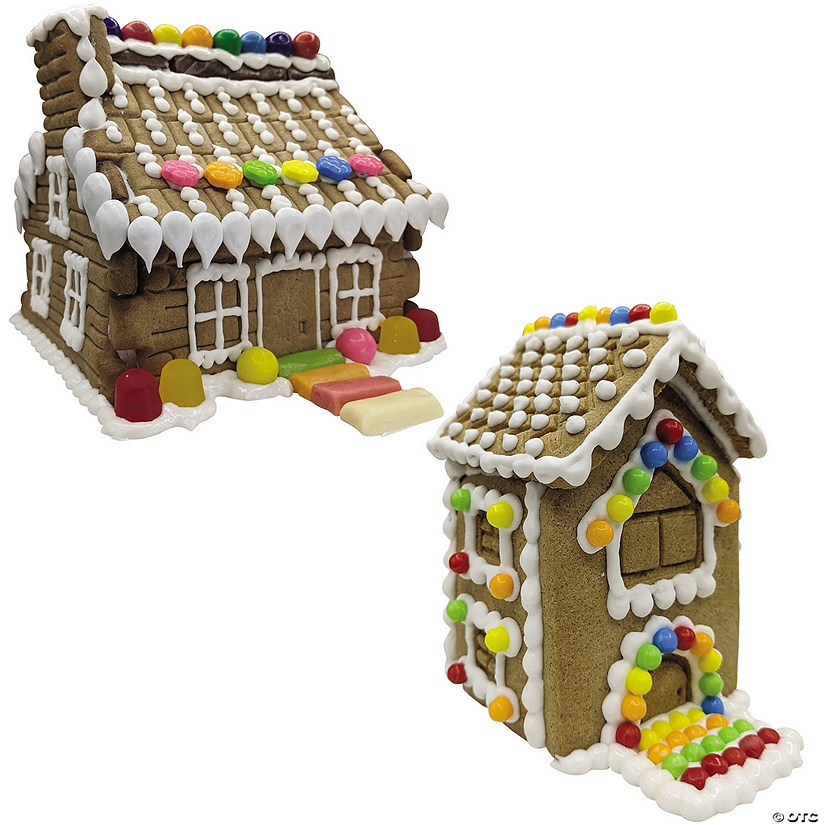 Bulk 9 Pc. Gingerbread House Decorating Kit Assortment Image
