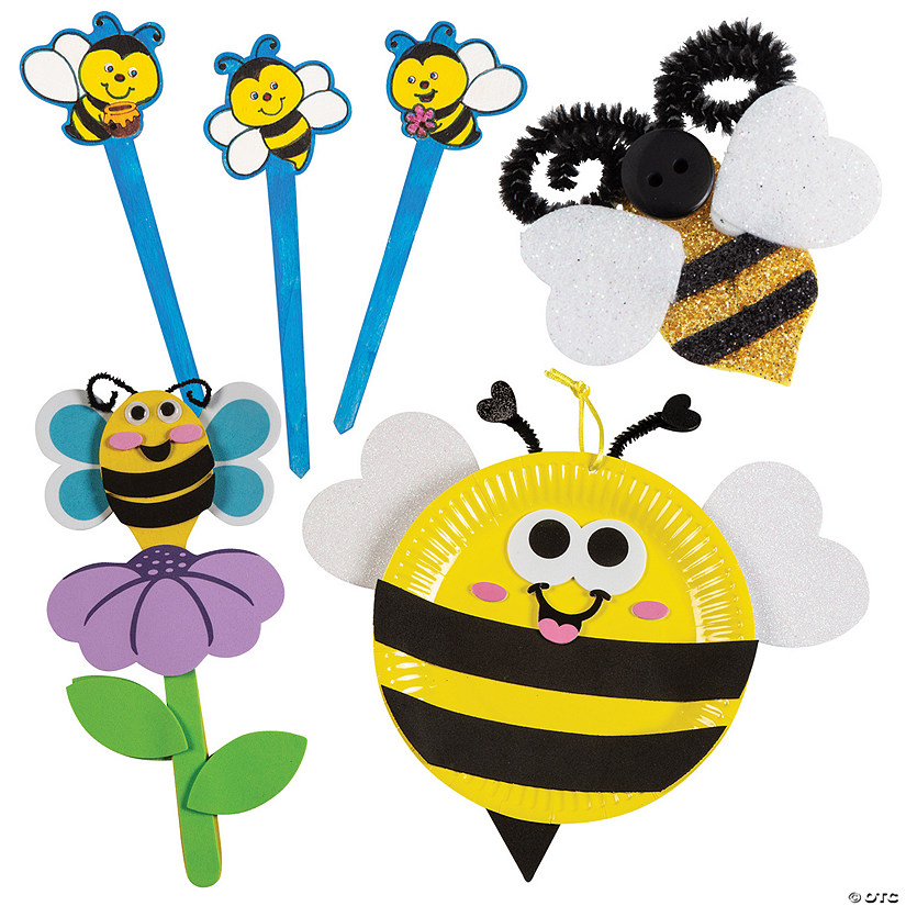 Bulk Bumble Bee Activity & Craft Kit Assortment - Makes 48 Image