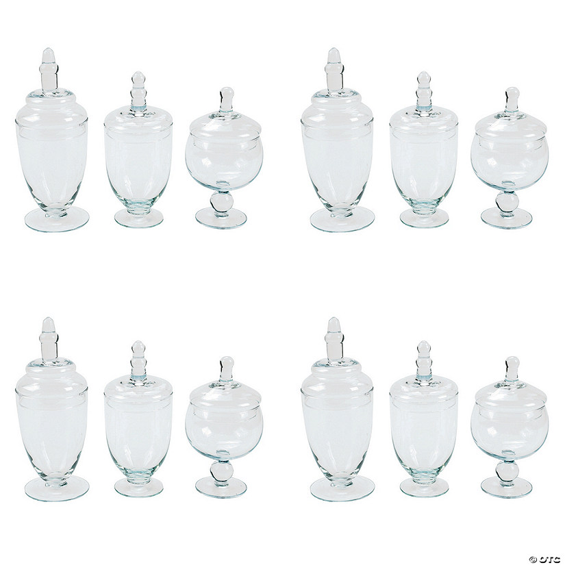 Bulk Glass Jar Set &#8211; 12 Pc. Image