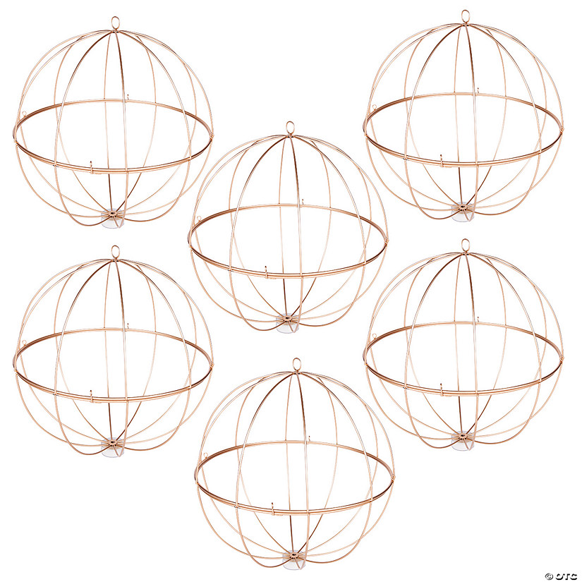 Bulk Gold Geometric Spheres - 12 Pc. Image