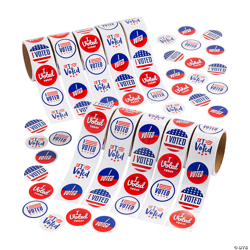 Bulk I Voted Stickers - 1000 Pc. Image