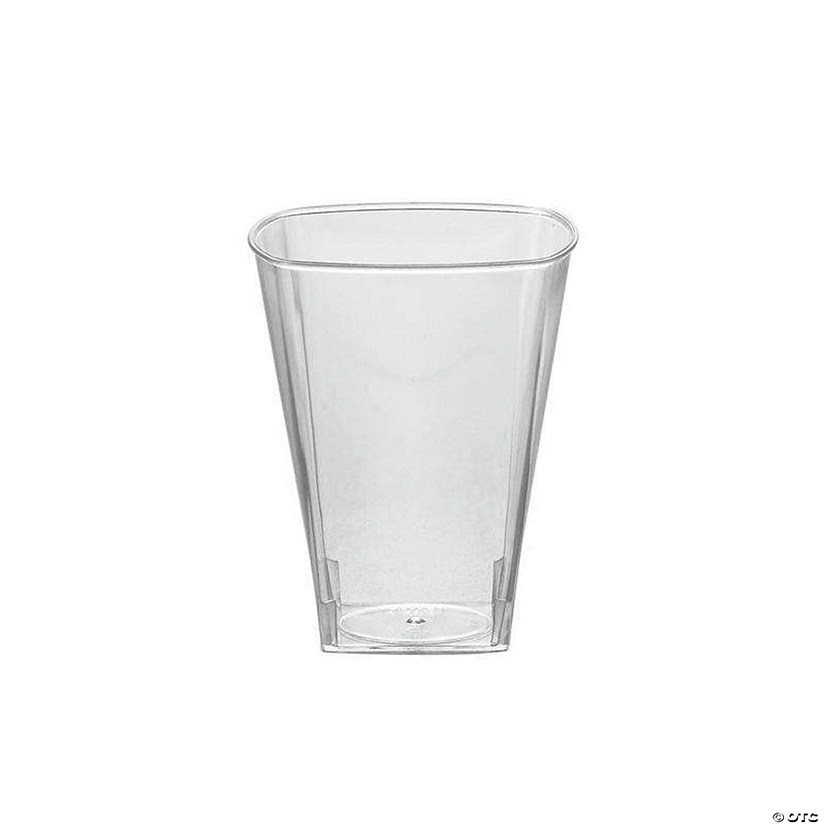 Bulk Kaya Collection 8 oz. Clear Square Plastic Cups - 336 Pc. Image