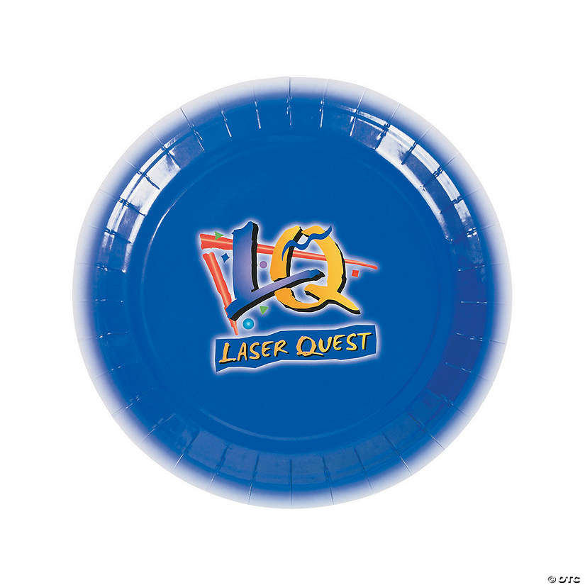Bulk Laser Tag Party Paper Dinner Plates - 250 Ct. Image