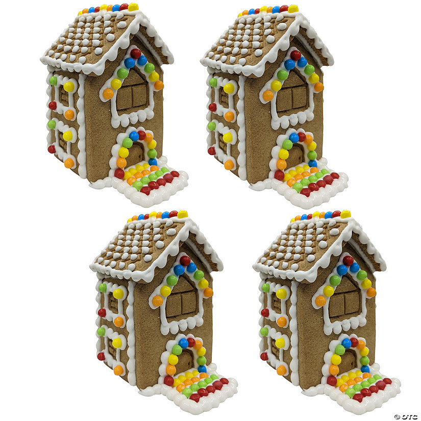 Bulk Mini Gingerbread House Decorating Kits - Makes 12 Image