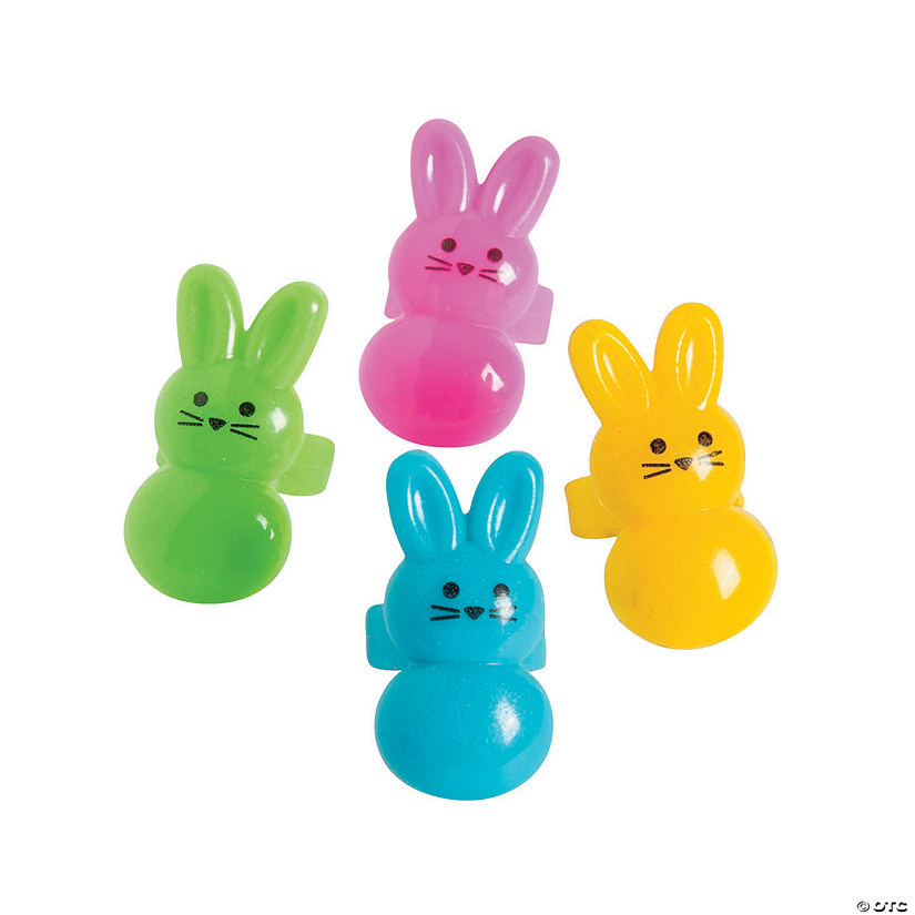 Bunny Rings - 12 Pc. Image