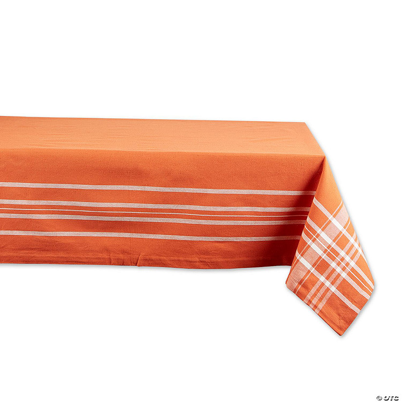 Burnt Orange Harvest Market Tablecloth 60X84 Image