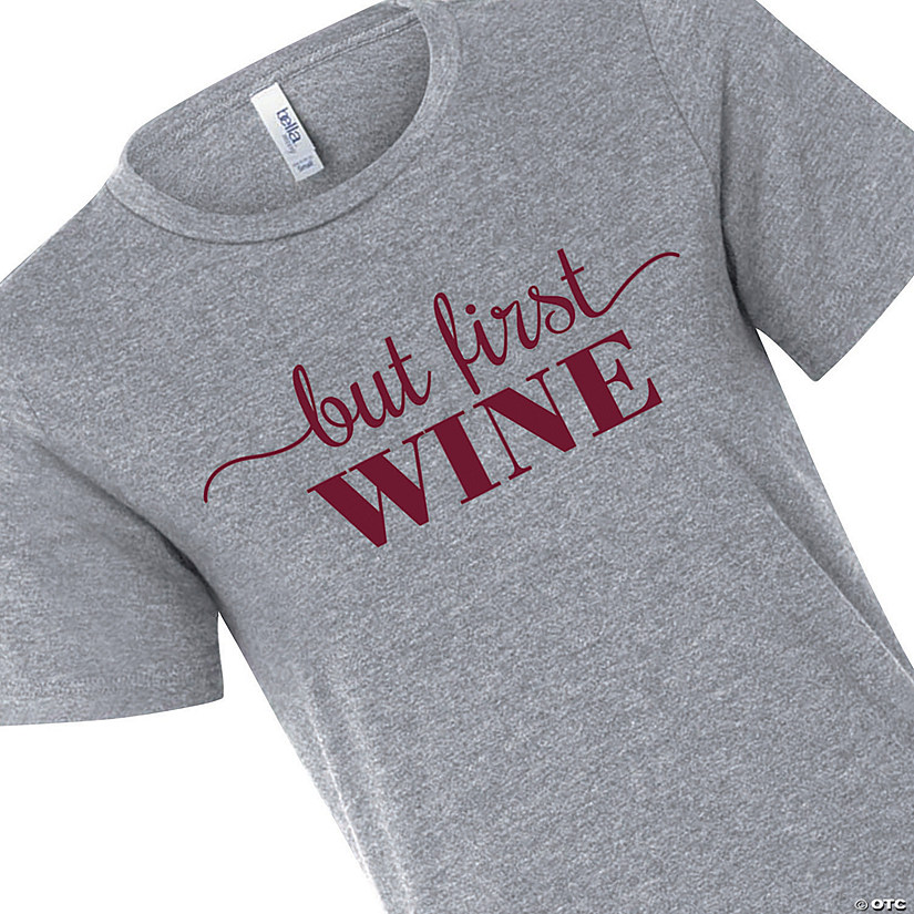 But First Wine Women&#8217;s T-Shirt Image