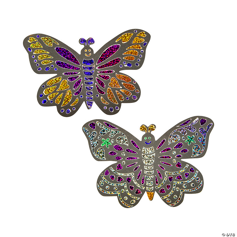 Butterfly Foil Press Craft Kit - Makes 12 Image