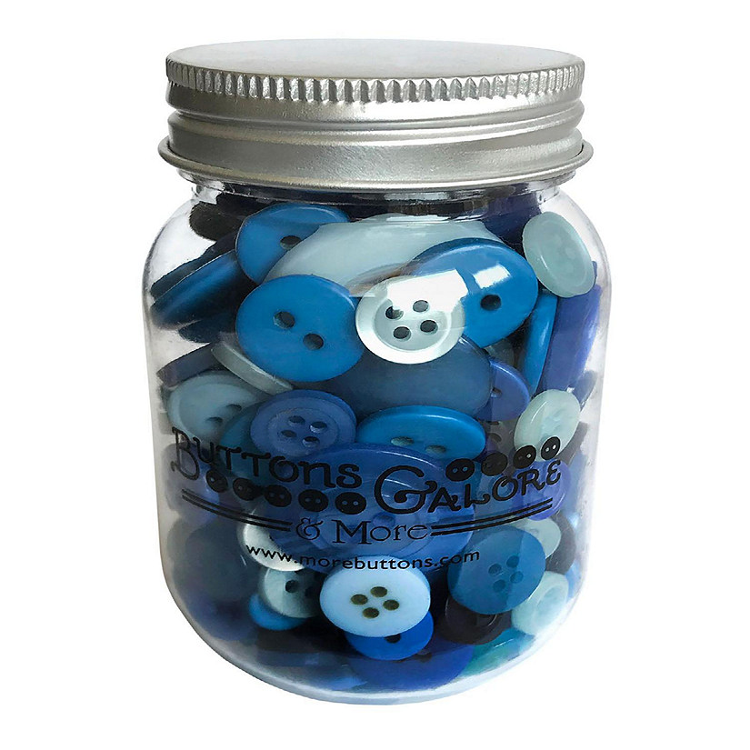 Buttons Galore Open Seas Craft & Sewing Buttons in Mason Jar - 3.5 oz Image