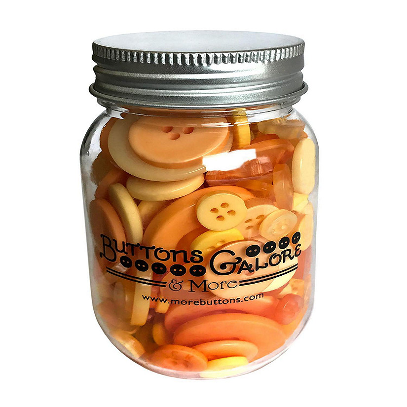 Buttons Galore Sunrise Craft & Sewing Buttons in Mason Jar - 3.5 oz Image