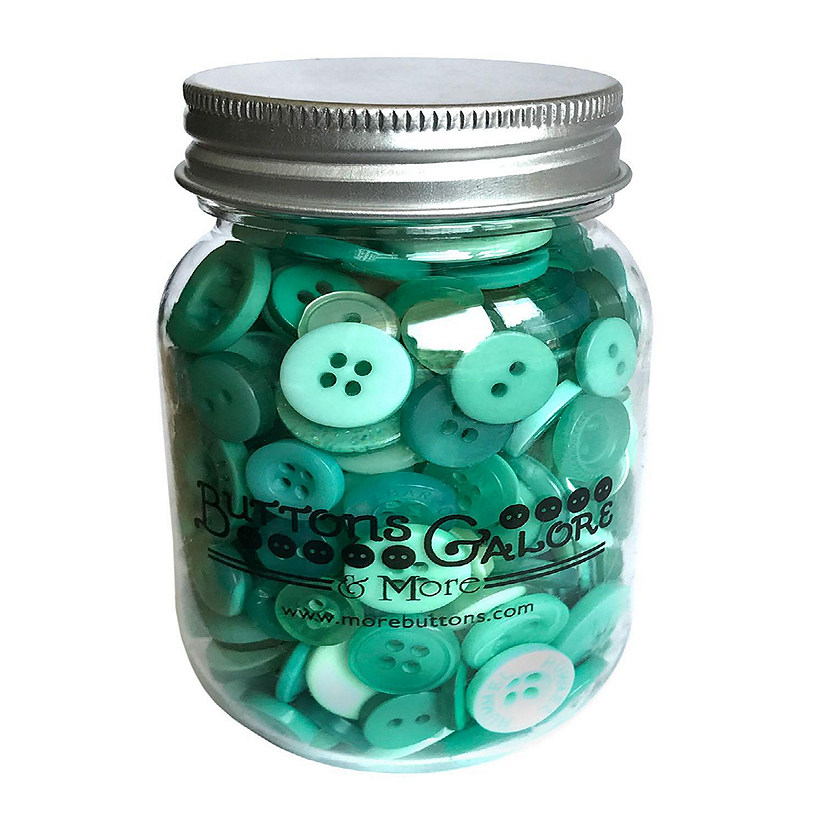 Buttons Galore Tidewater Craft & Sewing Buttons in Mason Jar - 3.5 oz Image