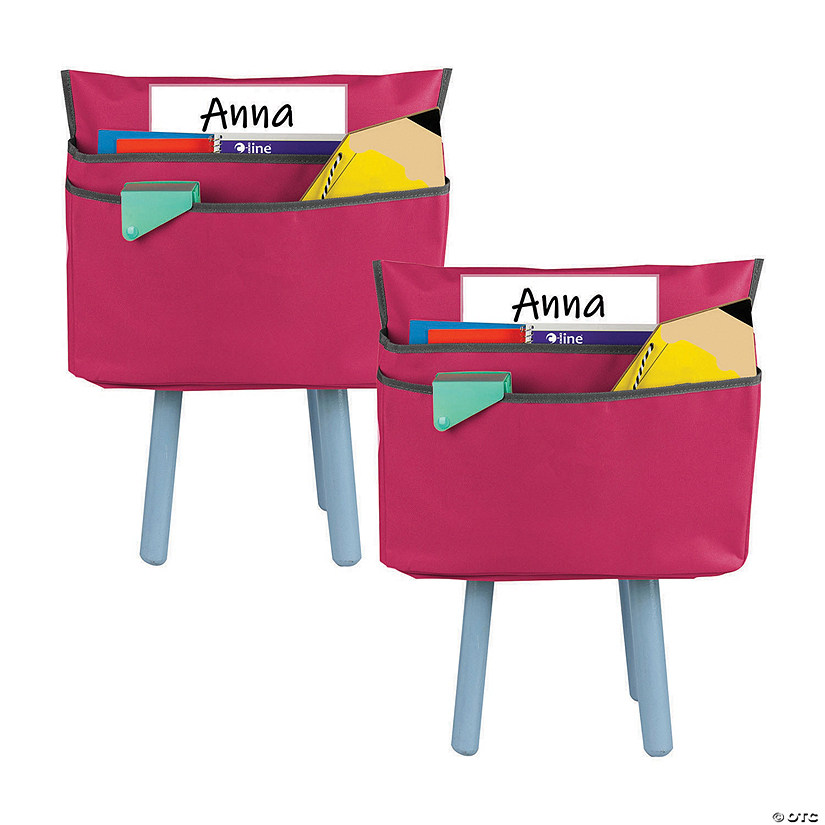 C-Line&#174; Large Chair Cubbie&#8482;, 17", Sunset Red, Pack of 2 Image